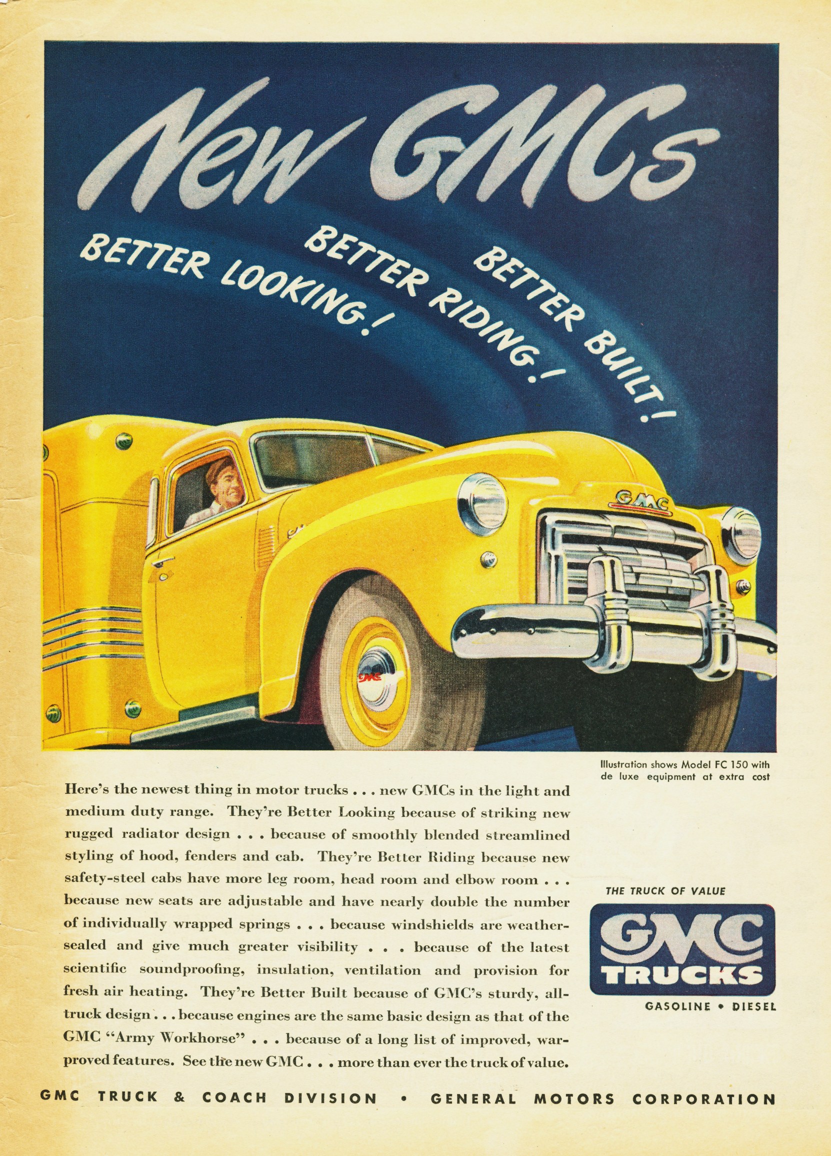 1948 General Motors Auto Advertising
